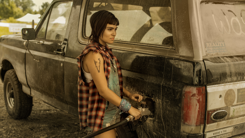 Devery Jacobs as Sam Black Crow.